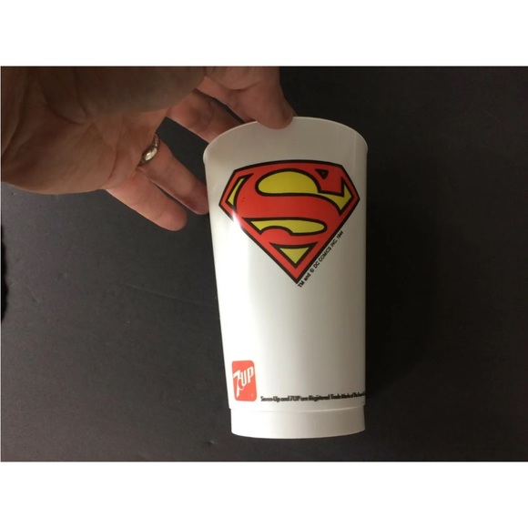 Lot of 6 Vintage 80s DC Comics Superman Styroware 7-Up Movie Drink Cups - Picture 5 of 7